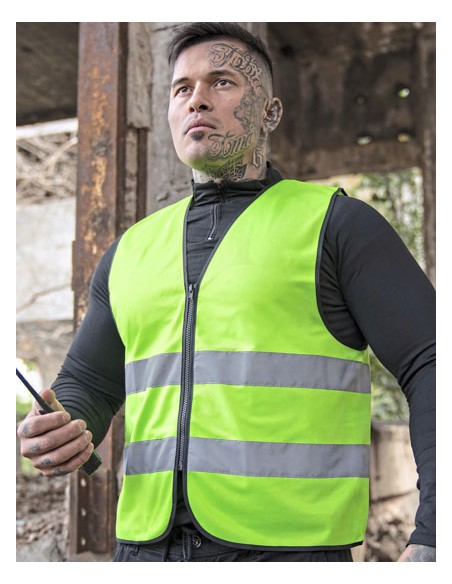 KOR-RX217-Hi-Vis Safety Vest Cologne With Front Zipper 2